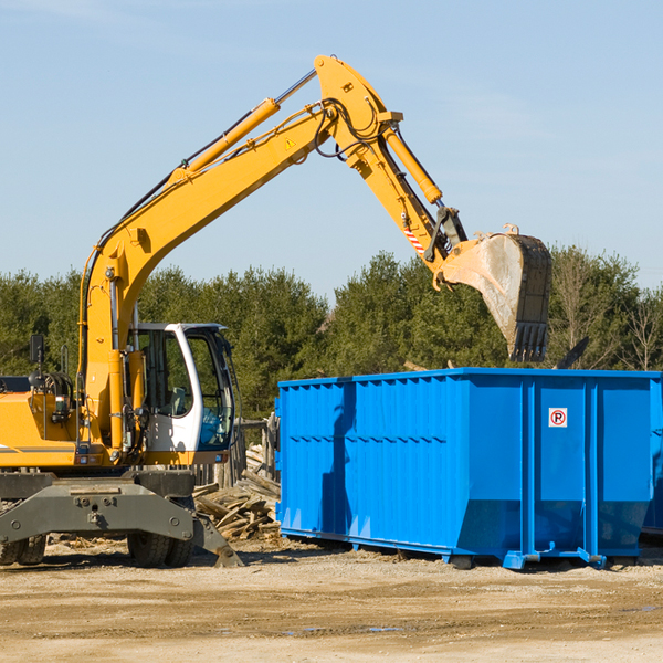 what happens if the residential dumpster is damaged or stolen during rental in Buna